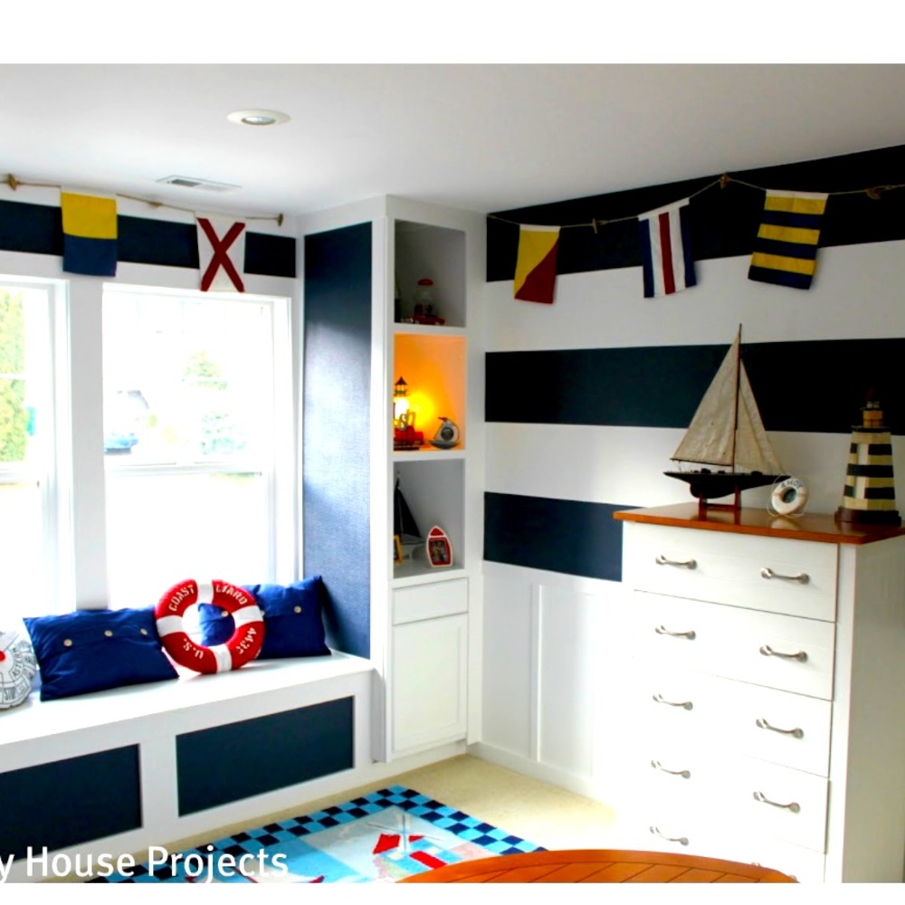 Pottery barn kids nautical sailing flags banner